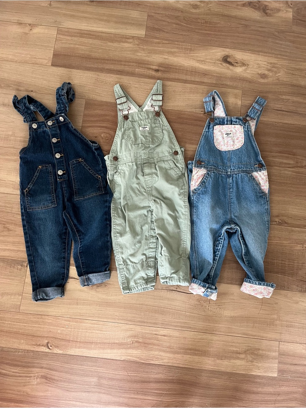 Set of 3 Overalls 18 month